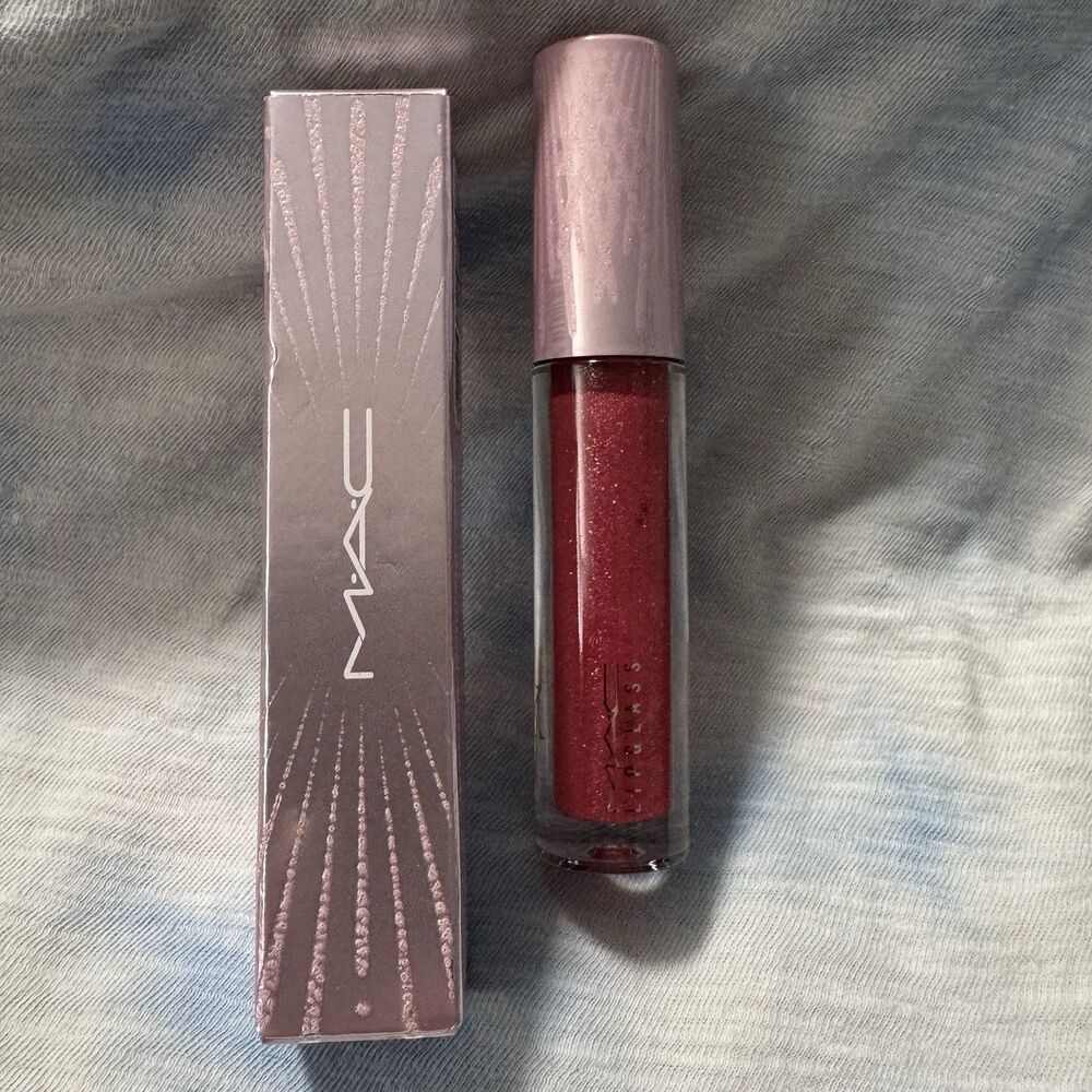 NIB MAC Lipglass "Snow in Love" - 2020 Frosted Firework Holiday (Collector Item)